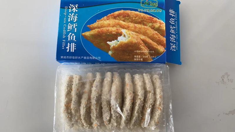 深海鳕鱼排，310克一盒，一盒10片