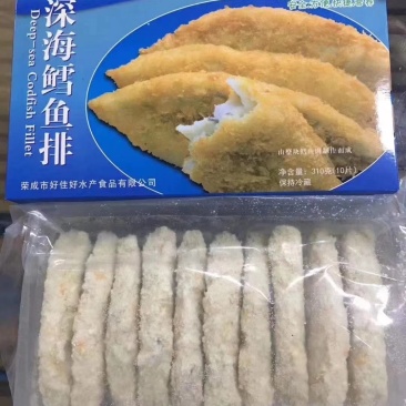 深海鳕鱼排，310克一盒，一盒10片