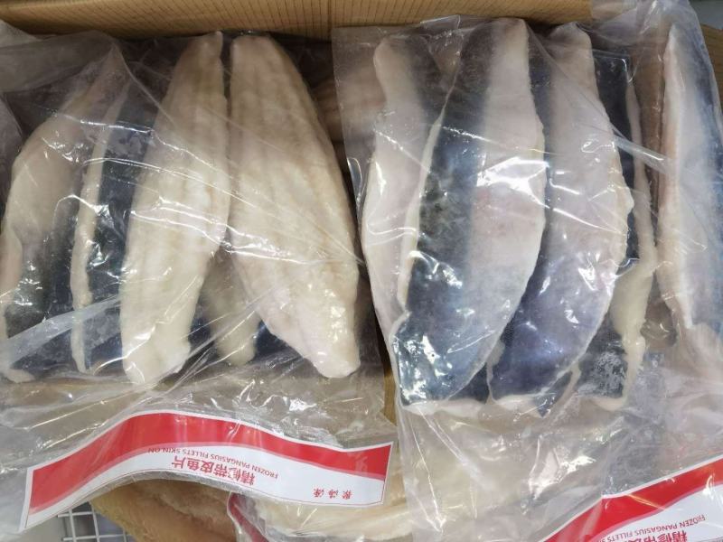 精修带皮巴沙鱼柳，精修带皮巴沙鱼片，一手货源常年发货