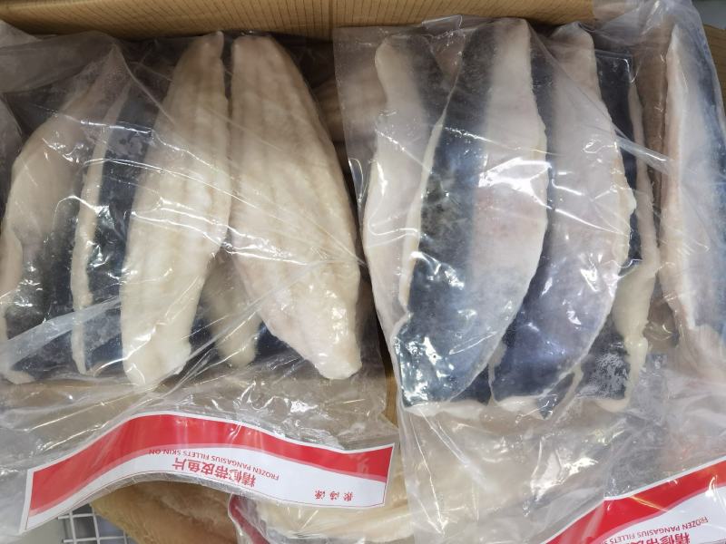 精修带皮巴沙鱼柳，精修带皮巴沙鱼片，一手货源常年发货