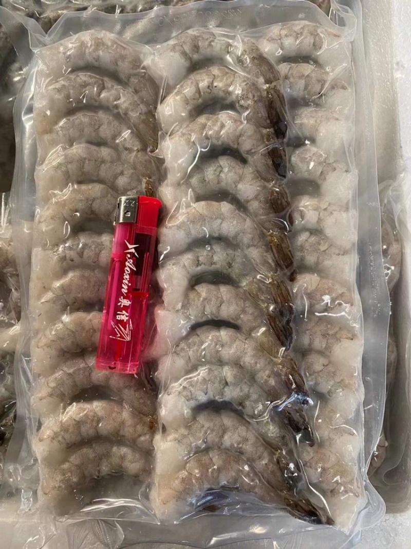 海庆兄弟板冻真空凤尾虾仁🍤700g×8板