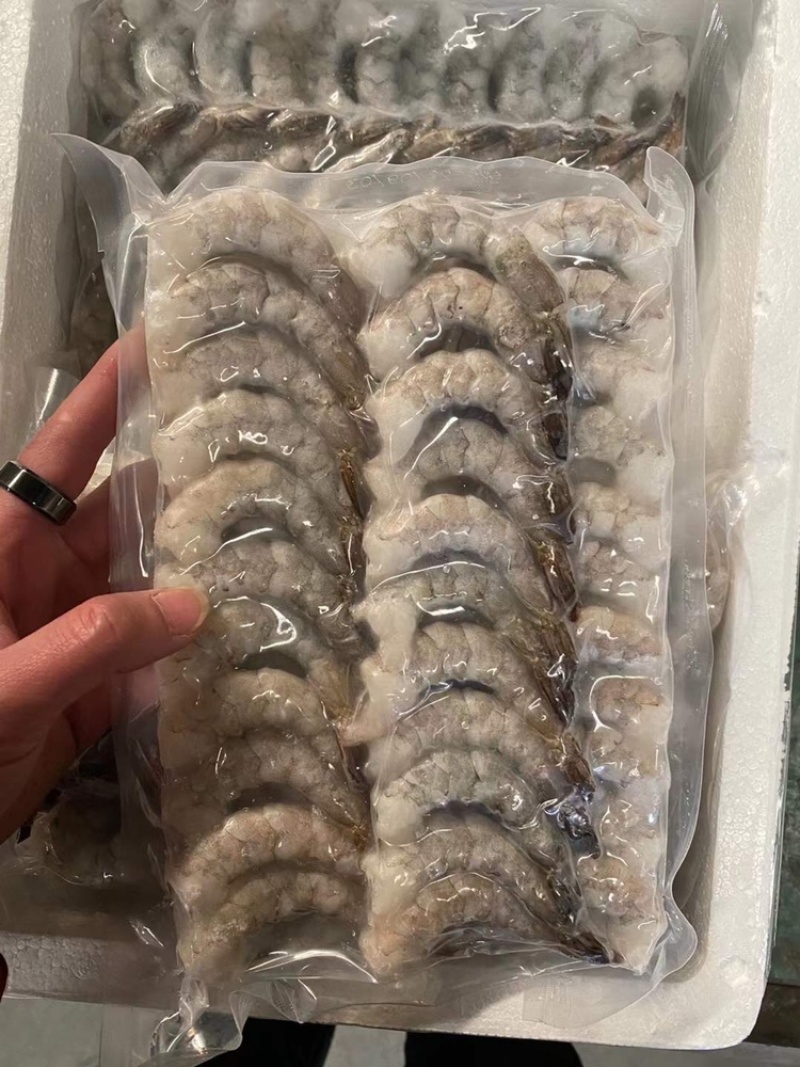 海庆兄弟板冻真空凤尾虾仁🍤700g×8板