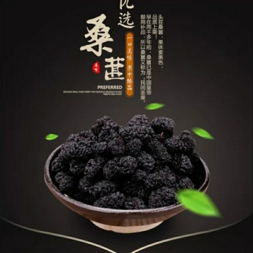 黑桑葚干食用级别量大从优欢迎选购