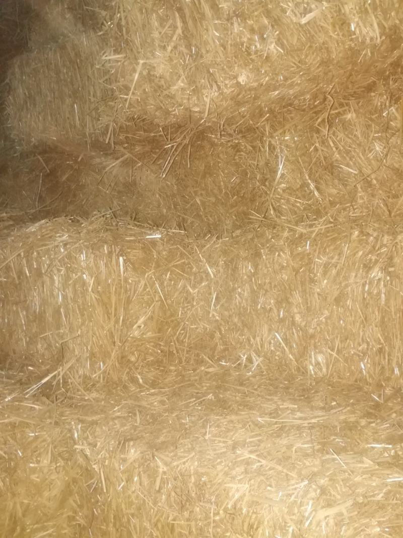 麦秸草饲草当年干草3道绳除尘粉碎二次压包