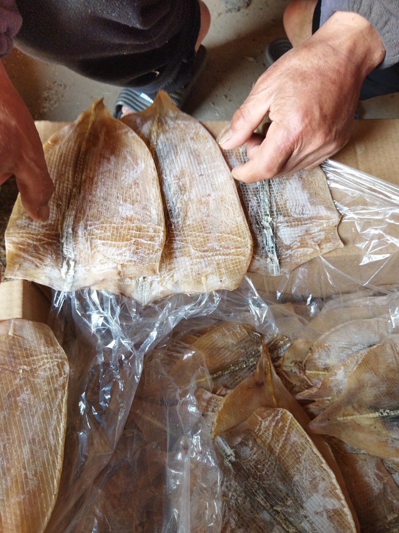鱿鱼干纯肉淡干带头无头鱿鱼干