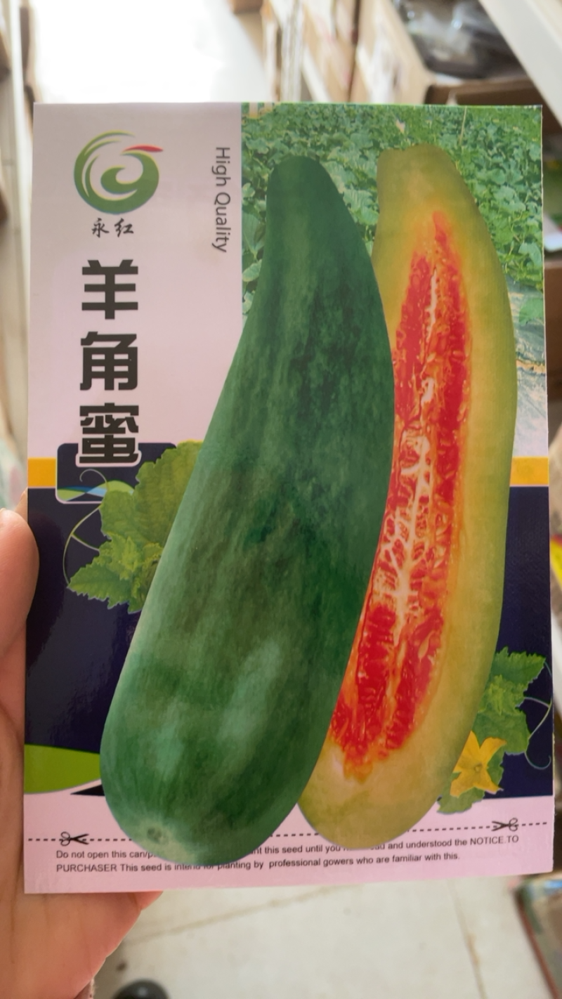 【牛商推荐】种子羊角蜜甜瓜种子超甜春夏四季羊角酥瓜种子