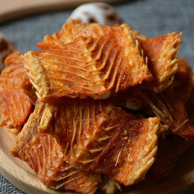 嘎嘣脆香酥鱼排即食烤鱼骨深海酥脆鱼骨头休闲营养零食鱼骨粒
