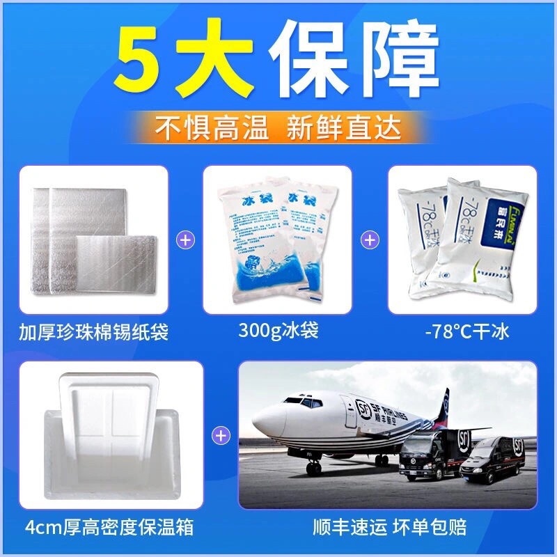 新鲜大虾超大新鲜冷冻海鲜深海虾青虾冻虾整箱
