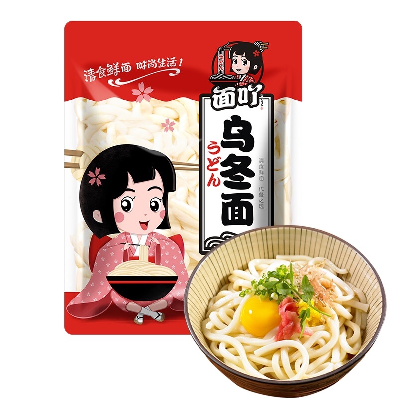 日式地道湘面吖乌冬面200g非油炸速食拌面