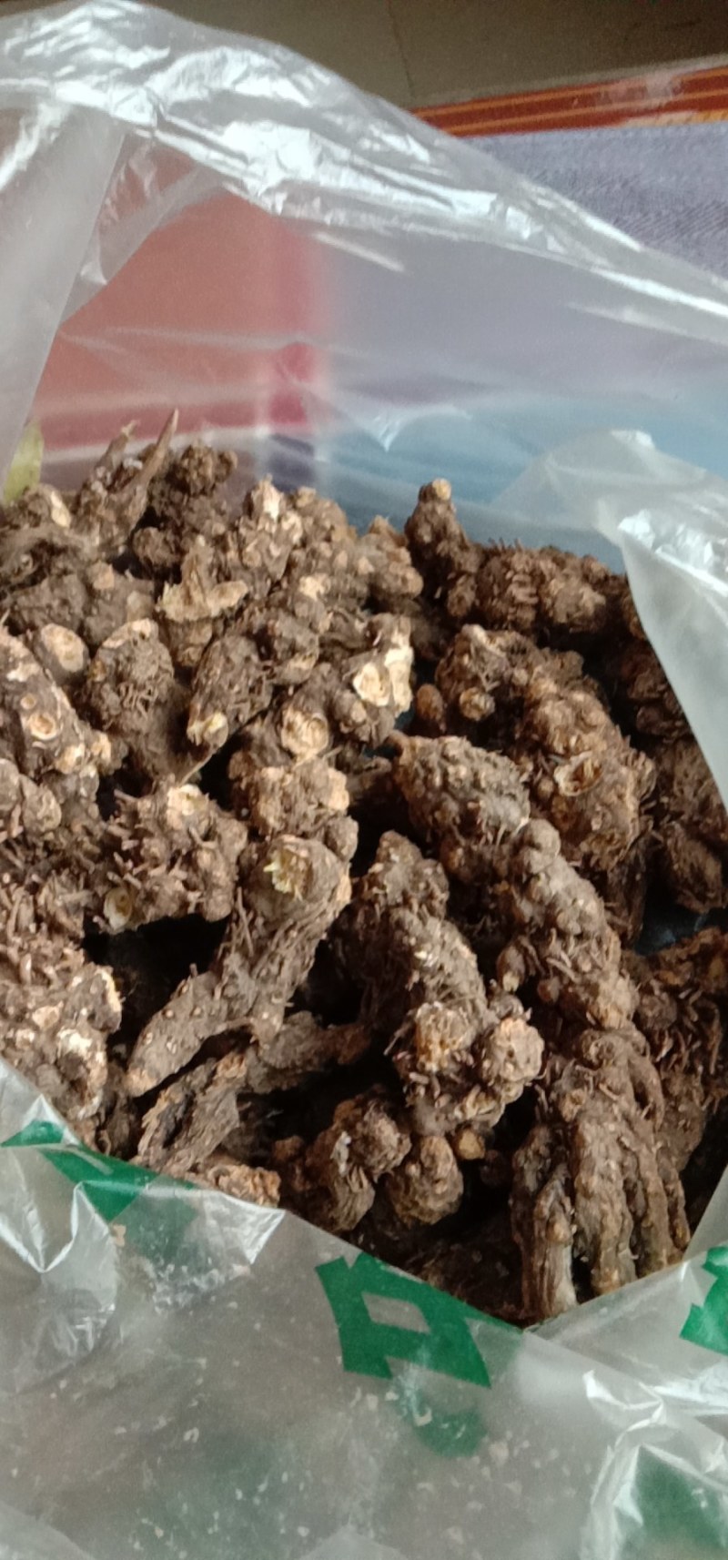 中药根茎类北硃砂点苍术干货统货切片妙货