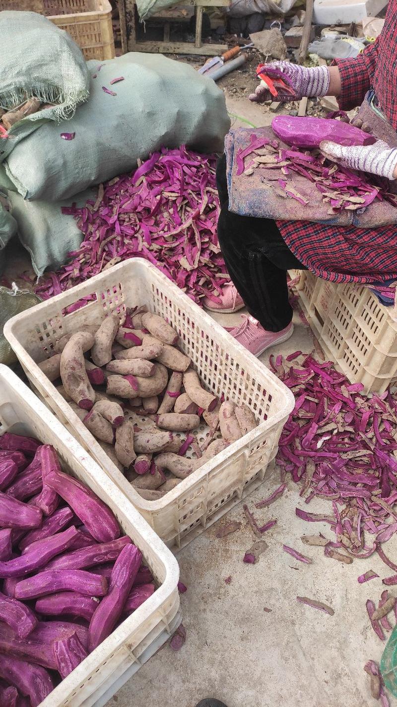 紫薯干倒蒸地瓜干番薯干原味紫薯干农家地瓜干一件代发