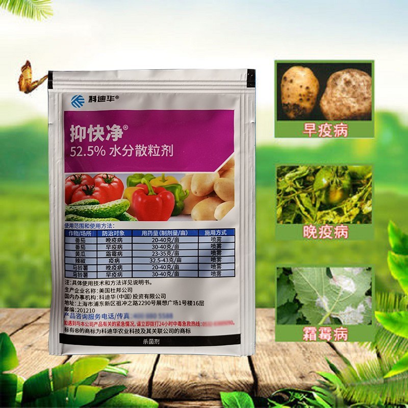 杜邦抑快净噁唑菌酮霜脲氰葡萄黄瓜晚疫霜霉病农药杀菌剂