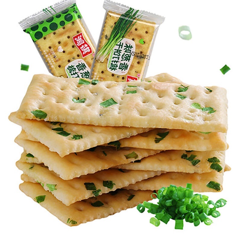 香葱梳打饼饼干香脆好吃停不了