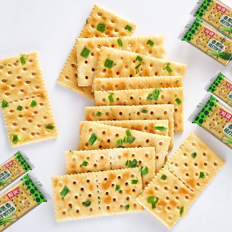 香葱梳打饼饼干香脆好吃停不了