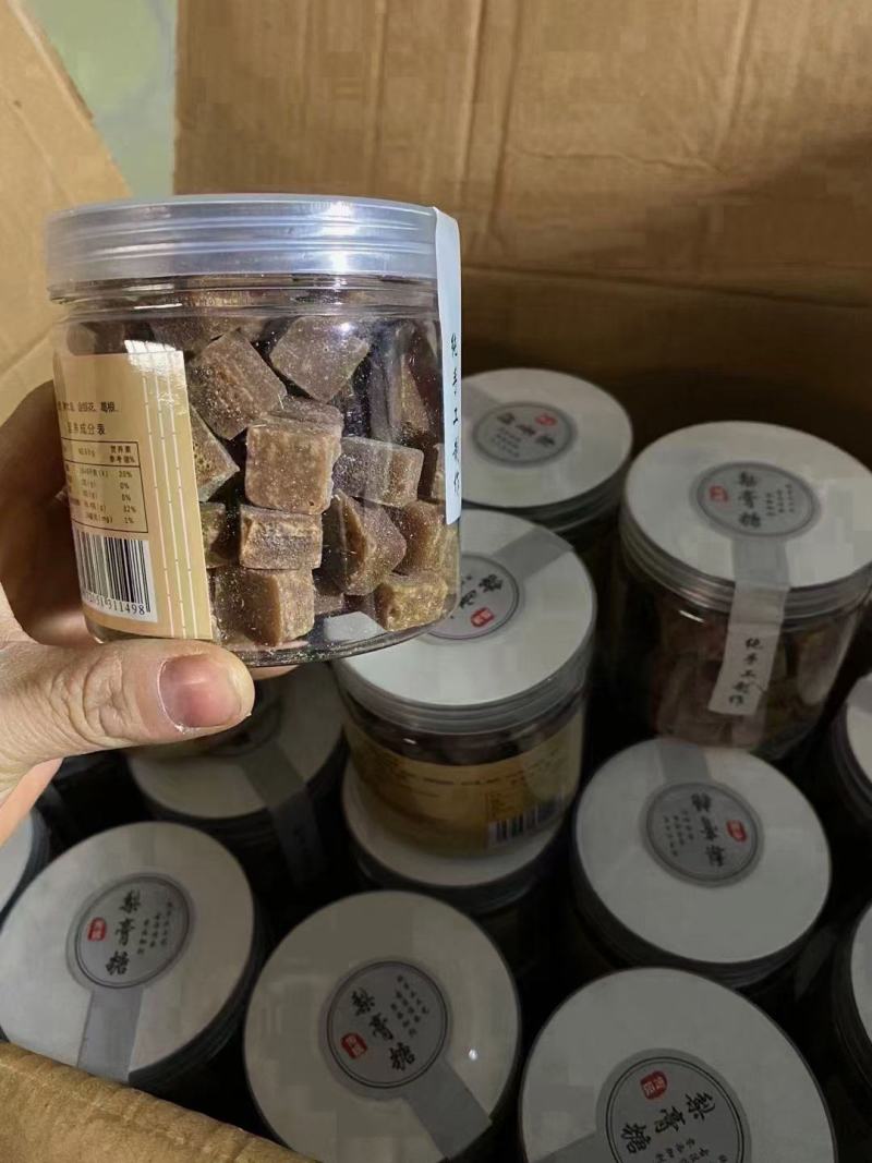 陈果佬梨膏糖手工制作独立包装罐装散装厂家直销