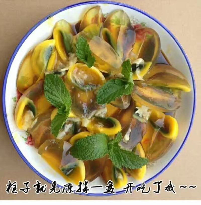 鸡皮蛋鸭皮蛋溏心松花皮蛋厂家直销质量保证地摊跑量