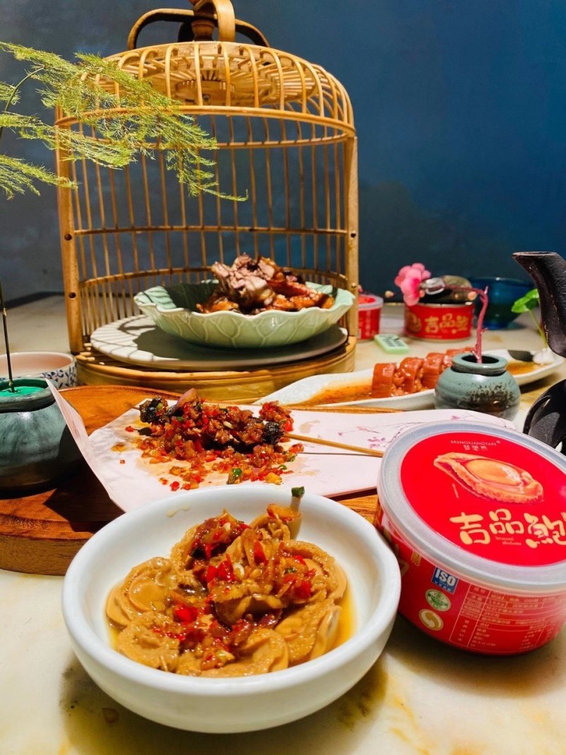 (吉品鲍即食罐头鲍鱼)一罐4-6只一手货源批发