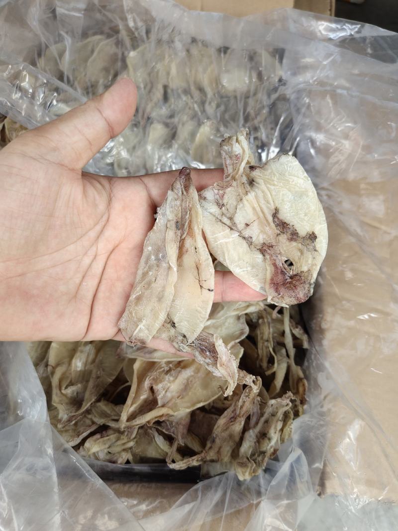 北海华侨鱿鱼仔船上晒的的北海鱿鱼中小尤无添加淡干