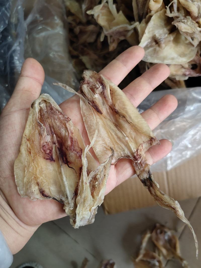 北海华侨鱿鱼仔船上晒的的北海鱿鱼中小尤无添加淡干