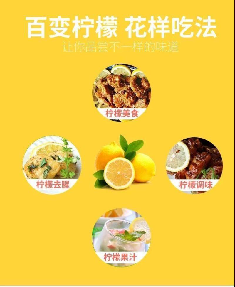 【一件代发】四川安岳柠檬当季水果果园现摘现发整箱包邮