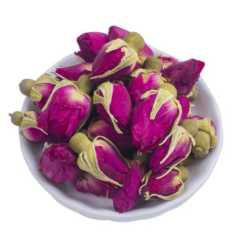 玫瑰花茶山东平阴玫瑰花蕾50g-500g散装无硫干玫瑰