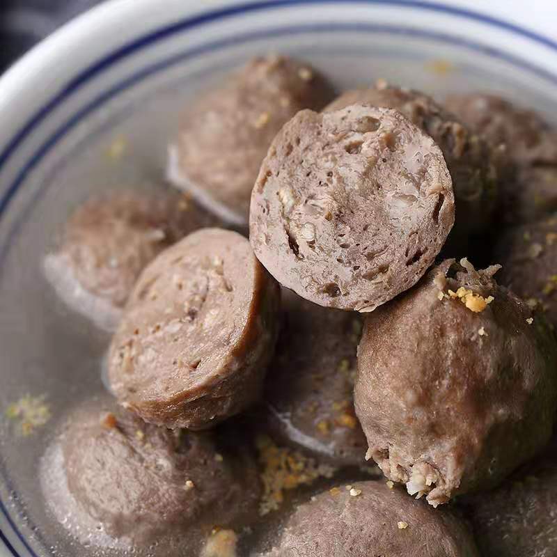 潮汕牛肉丸潮州牛筋丸火锅丸子关东煮麻辣烫食材