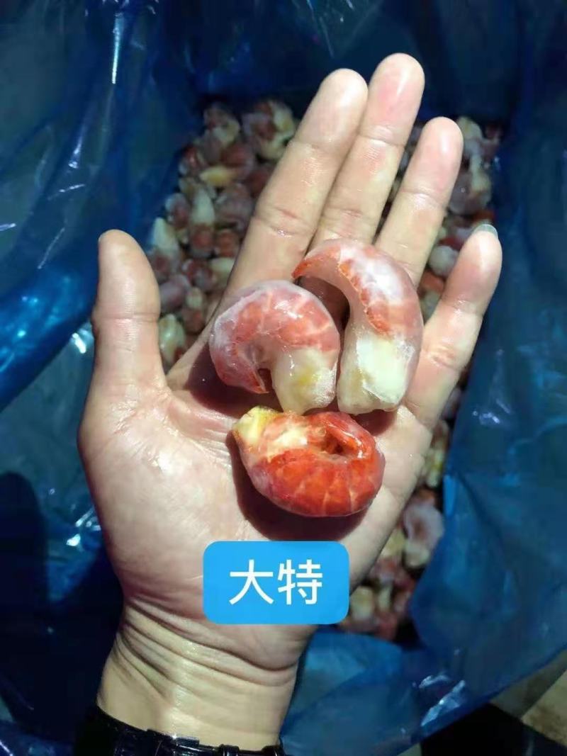 2021年8月新货盛世虾尾特级特A大特白菜价整车零担批发