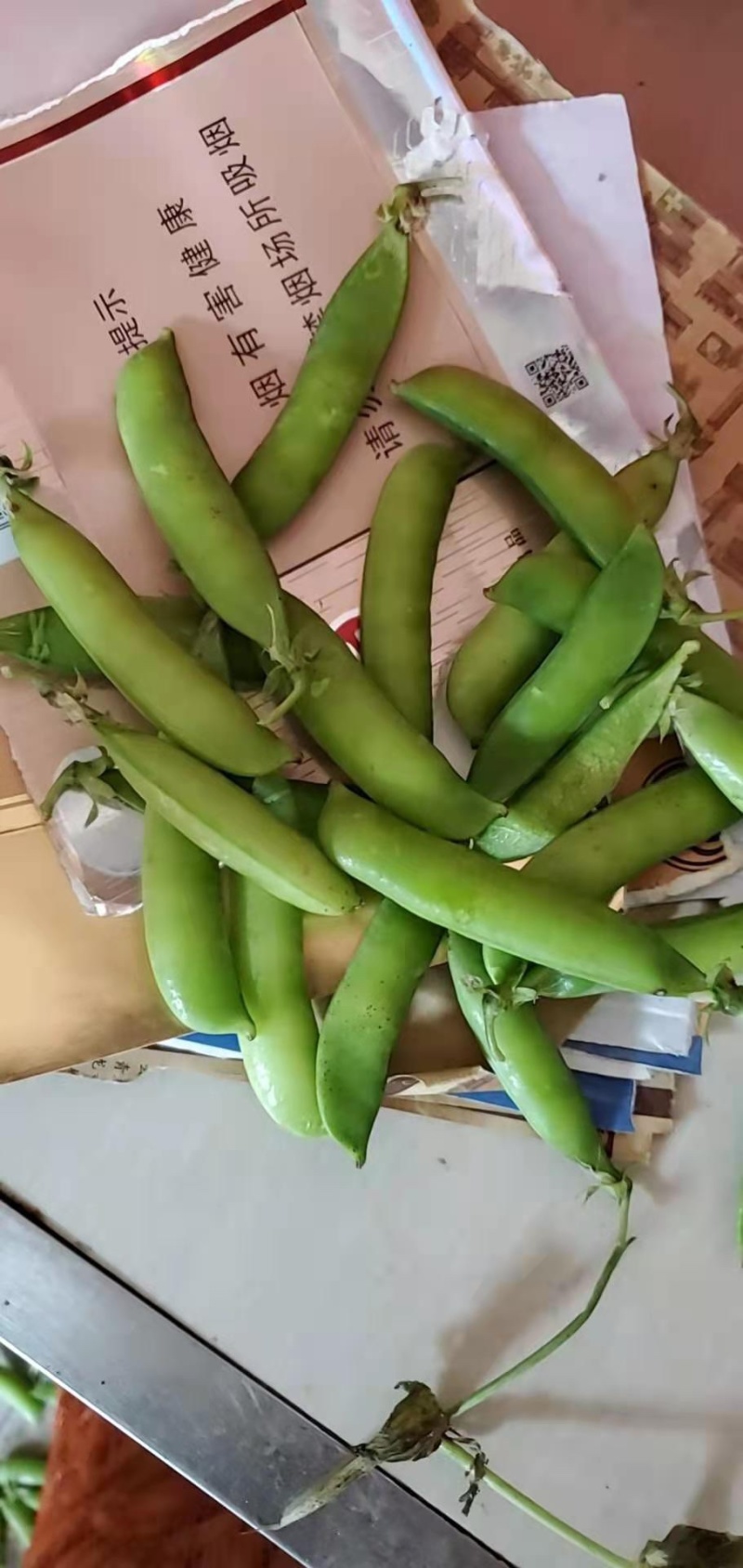 湖北青豌豆，基地直供，一手货源，支持视频在线看货