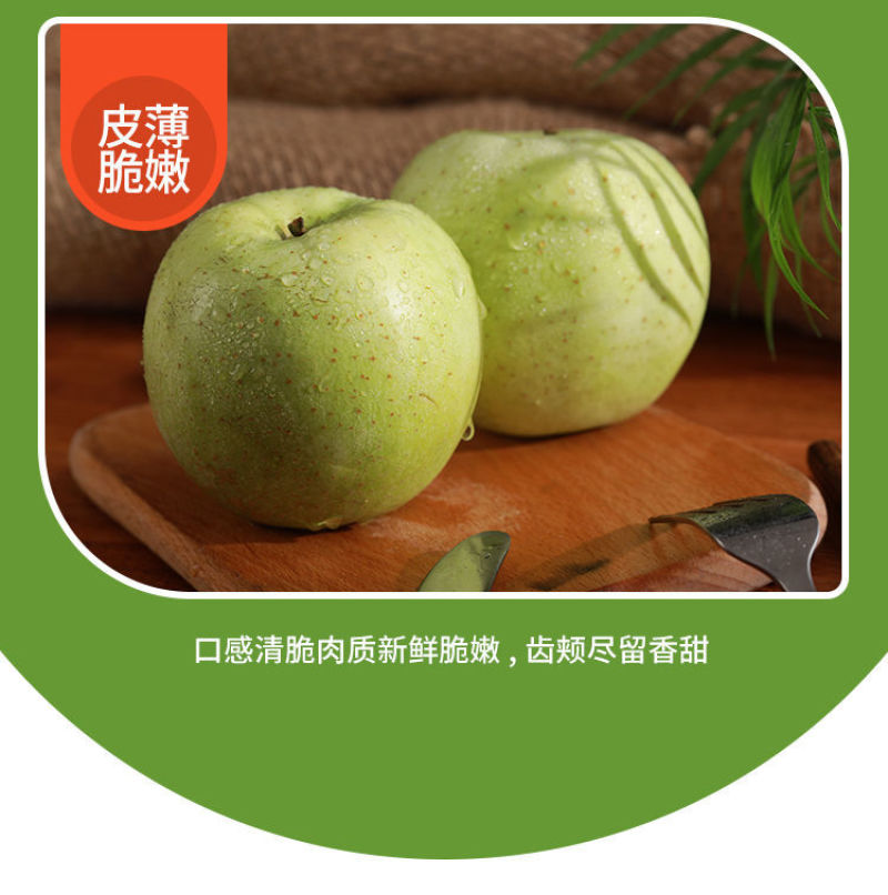 【一件代发】王林苹果青苹果酸甜水果新鲜当季整箱包邮