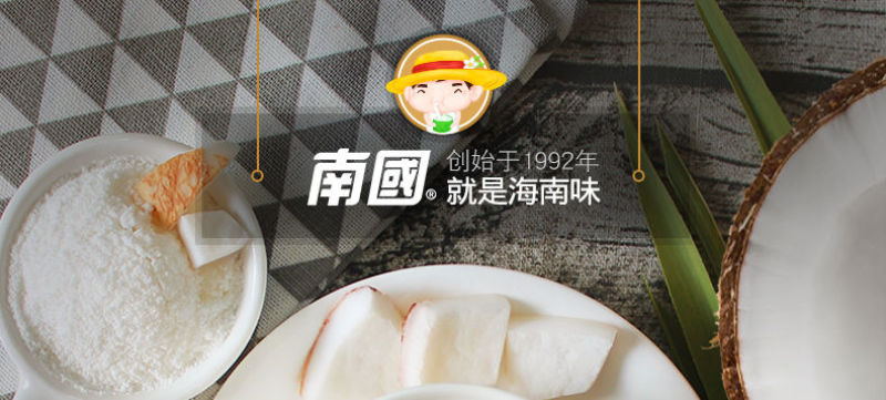 南国椰子粉450g海南特产醇香高钙速溶纯椰子粉椰奶椰汁粉