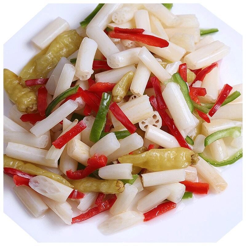 【一件代发】洪湖特产泡藕带酸辣泡椒新鲜连藕带藕带400g