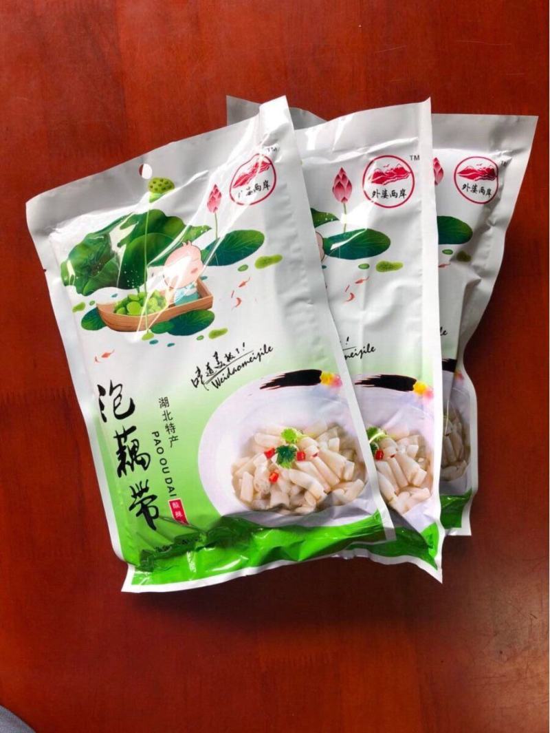 【一件代发】洪湖特产泡藕带酸辣泡椒新鲜连藕带藕带400g
