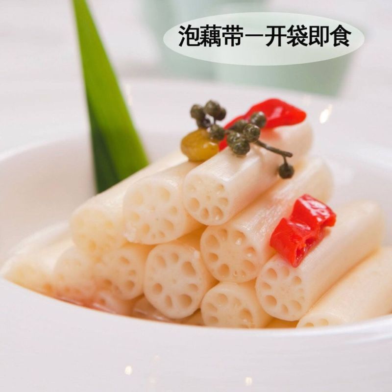 【一件代发】洪湖特产泡藕带酸辣泡椒新鲜连藕带藕带400g