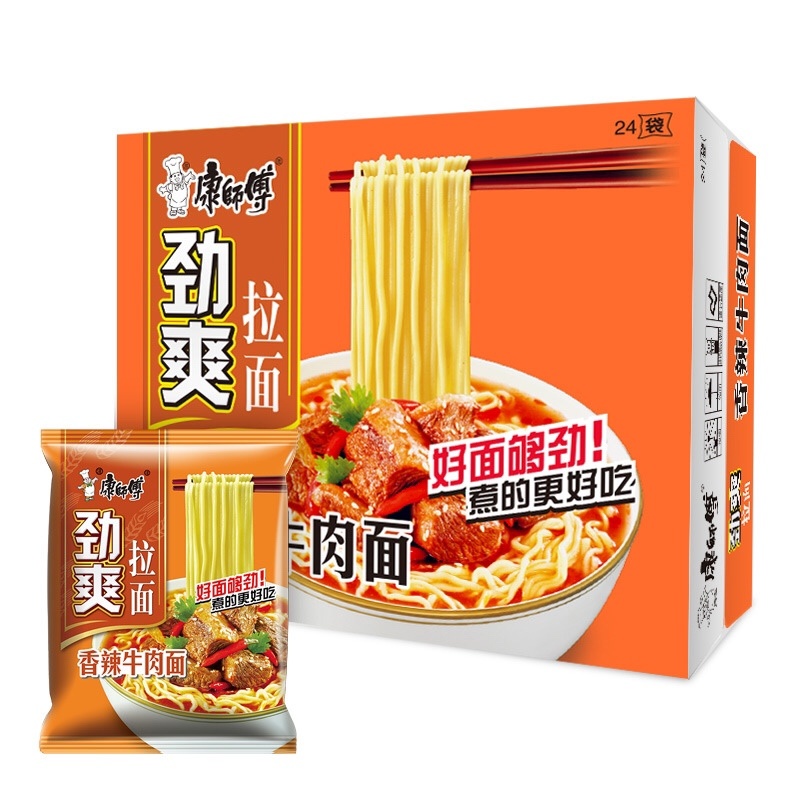 康师傅劲爽拉面方便面