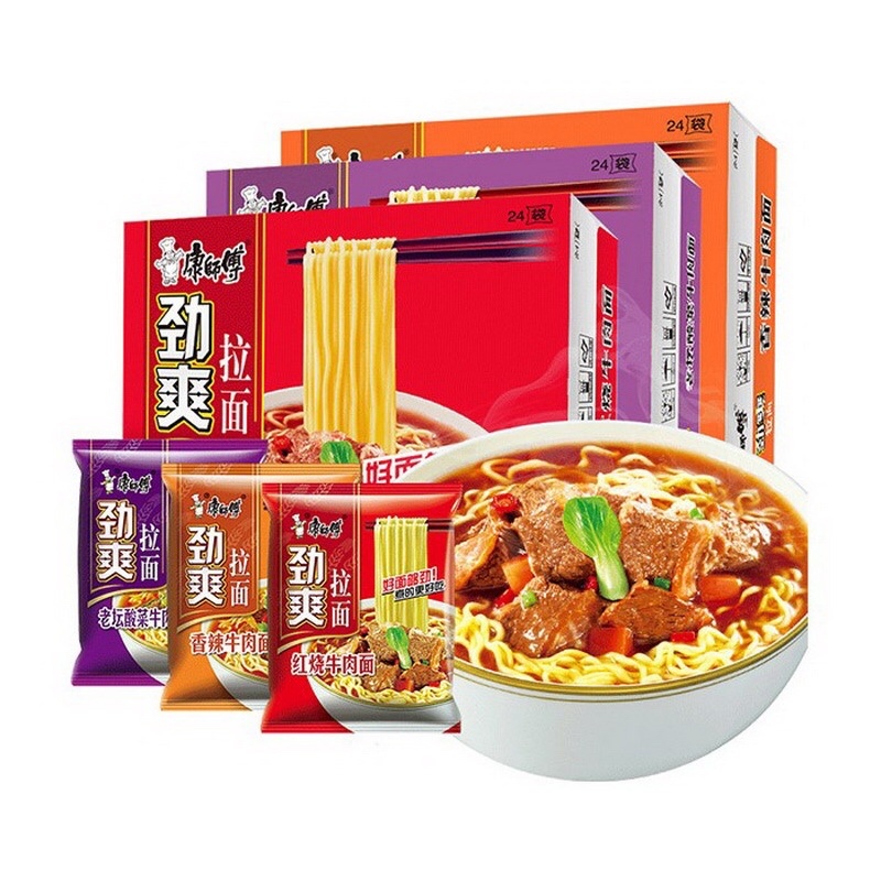 康师傅劲爽拉面方便面