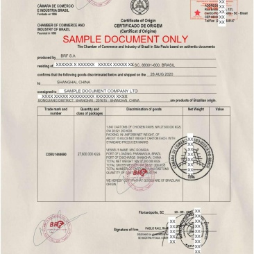 巴西直采35—45克凤爪