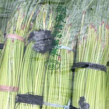 河北邯郸蒜苔大量上市价格美丽颜色好看蒜苔长好卖