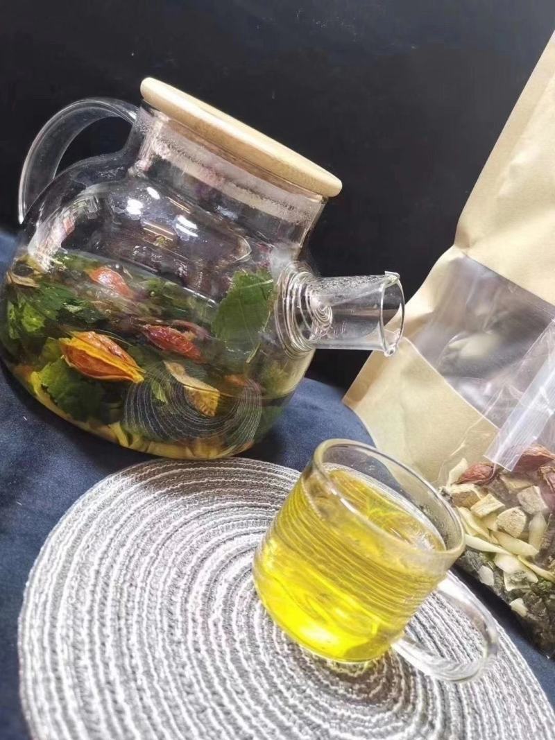 菊苣栀子茶100泡菊苣根栀子葛根百合桑叶茶另售降茶尿酸茶