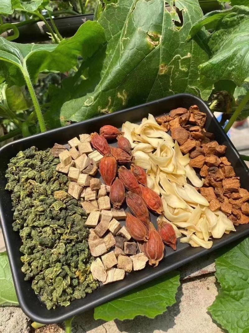 菊苣栀子茶100泡菊苣根栀子葛根百合桑叶茶另售降茶尿酸茶