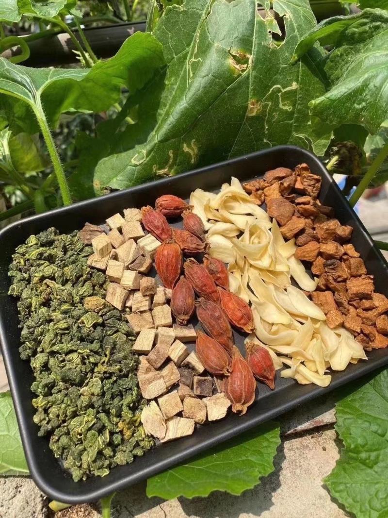 菊苣栀子茶100泡菊苣根栀子葛根百合桑叶茶另售降茶尿酸茶