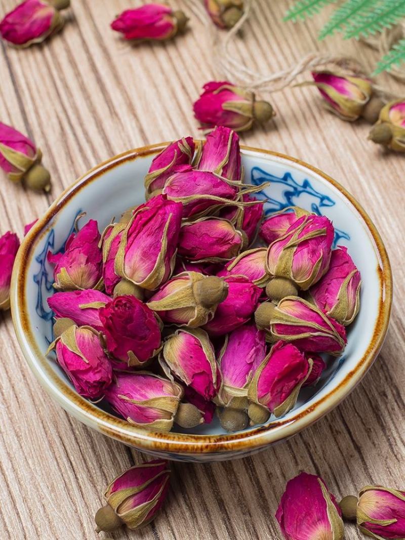 玫瑰花茶500g大朵平阴重瓣红玫瑰干花蕾食用泡茶叶水级特