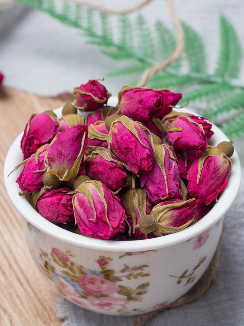 玫瑰花茶500g大朵平阴重瓣红玫瑰干花蕾食用泡茶叶水级特