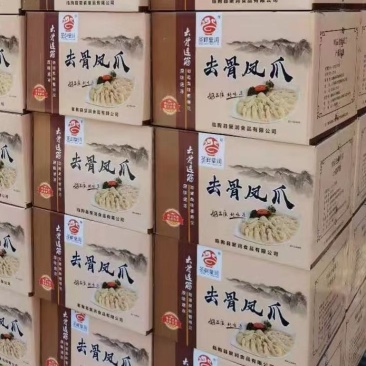 无骨鸡脚脱骨鸡爪纯干无冰衣散装500小包装支持一件代发