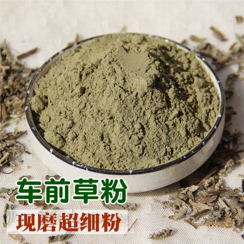 中药材车前草粉正宗车前草粉全草粉包邮纯粉现磨