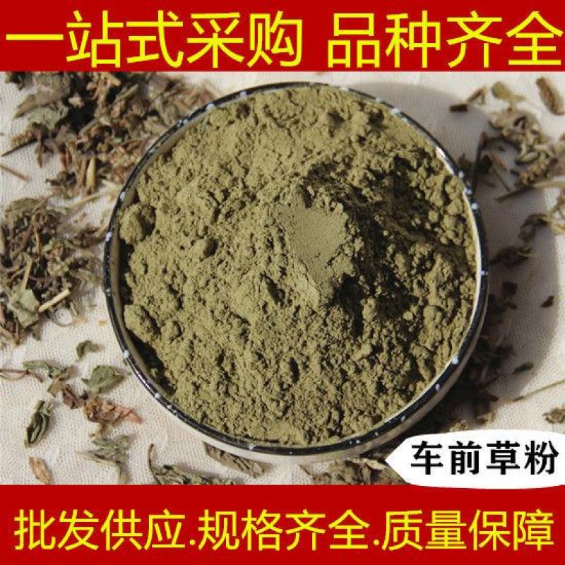 中药材车前草粉正宗车前草粉全草粉包邮纯粉现磨