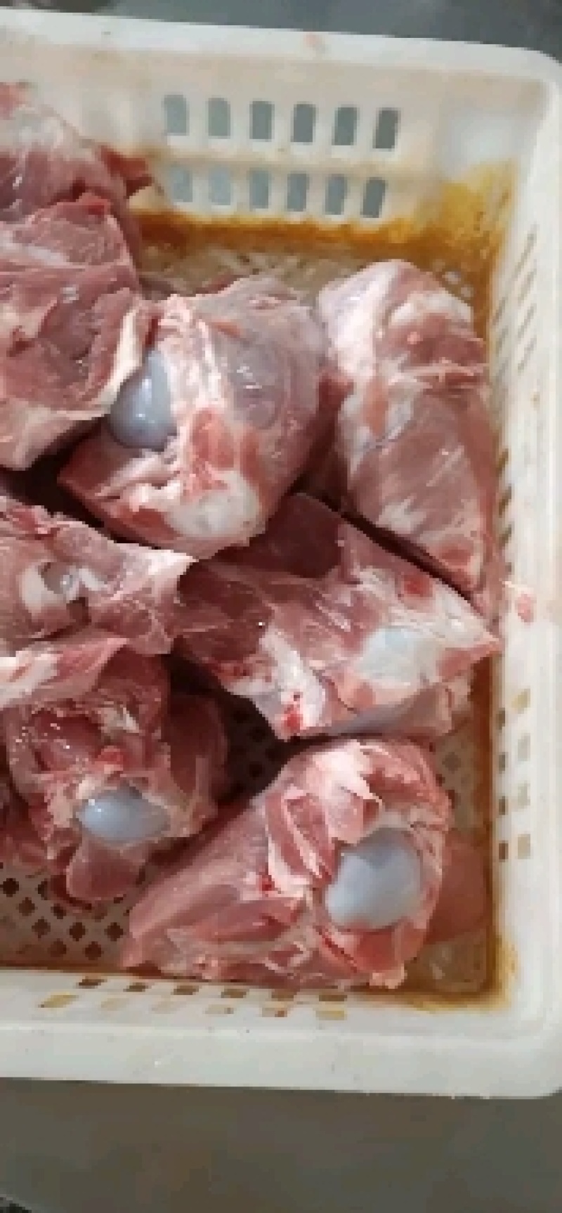 前腿骨后腿骨食堂餐厅熬汤大骨头带肉率高筒骨多肉棒骨后棒骨