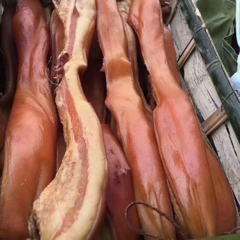 带骨腊肉颜色好干度好没打水好货地摊热卖