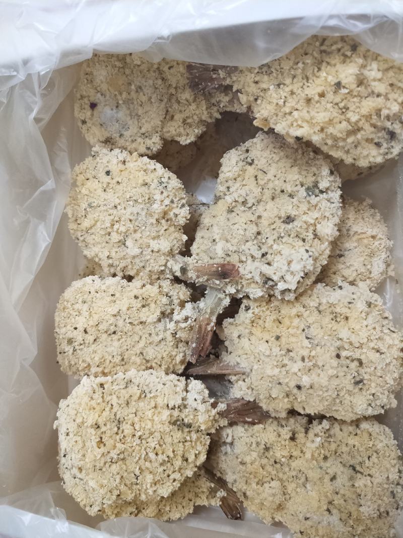 香酥凤尾虾，七虾堡，手指鱼，裹粉类半成品