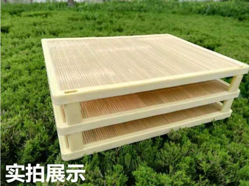 天然竹面饺子帘放水饺的托盘盖帘面食包子盖垫可摞放多层水饺