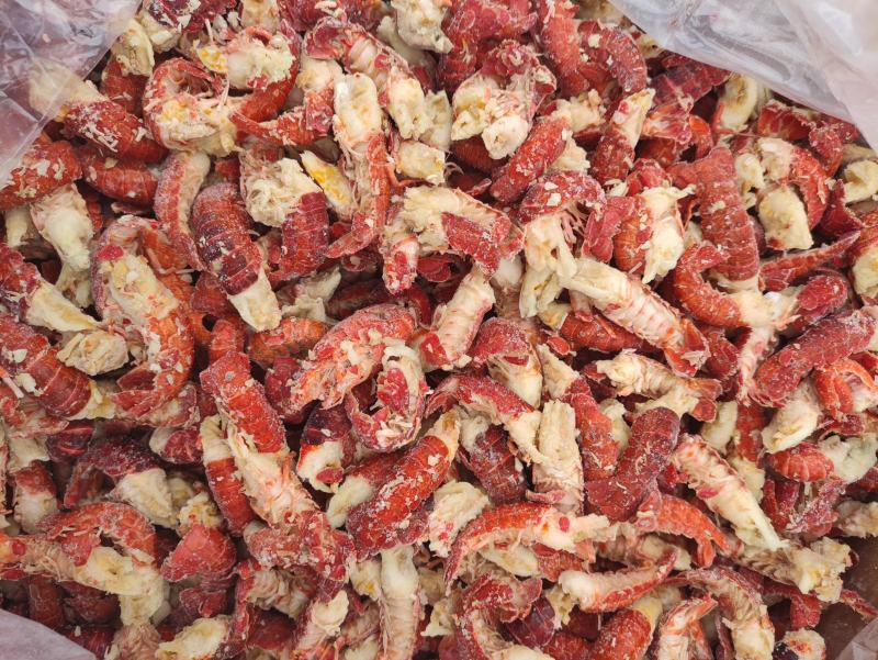 无冰衣龙虾尾，虾尾肉质饱满，质量有保证龙虾球